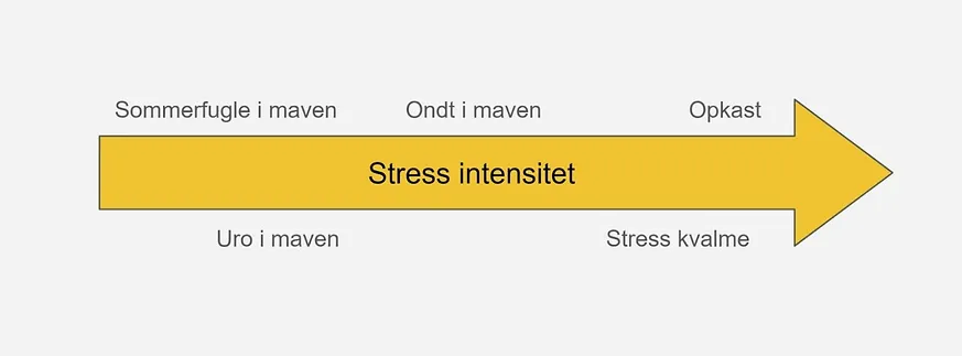 stress kvamle - intensitet